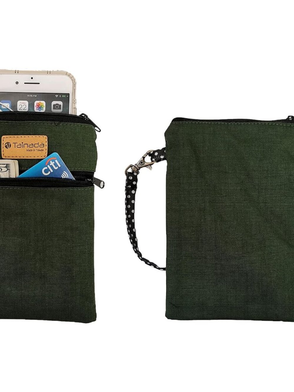 Women Crossbody Shoulder Travel Zippered Wallet Purse Clutch Phone Bag w/Detacha